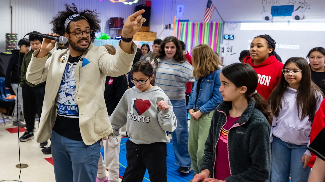Herndon Elementary Students Celebrate 100 Years of the Living Rhythm of Black History in Music Class