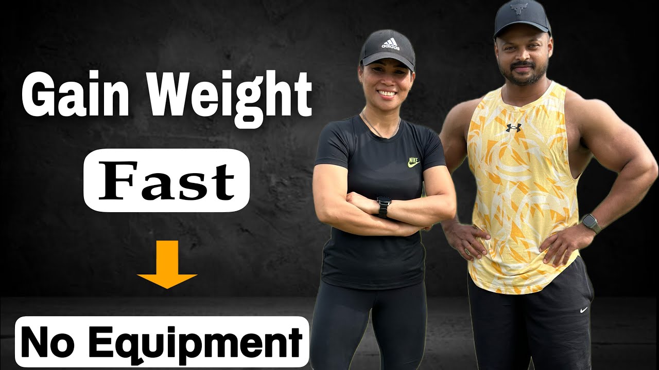 Weight Gain Exercises At Home || Now You Can Gain Weight Easily #fitnessbyshafeeque #malayalam