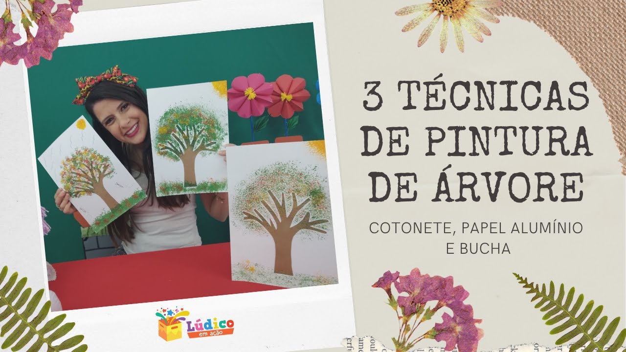 Técnicas de Pintura para Educação Infantil: pinturas de árvore