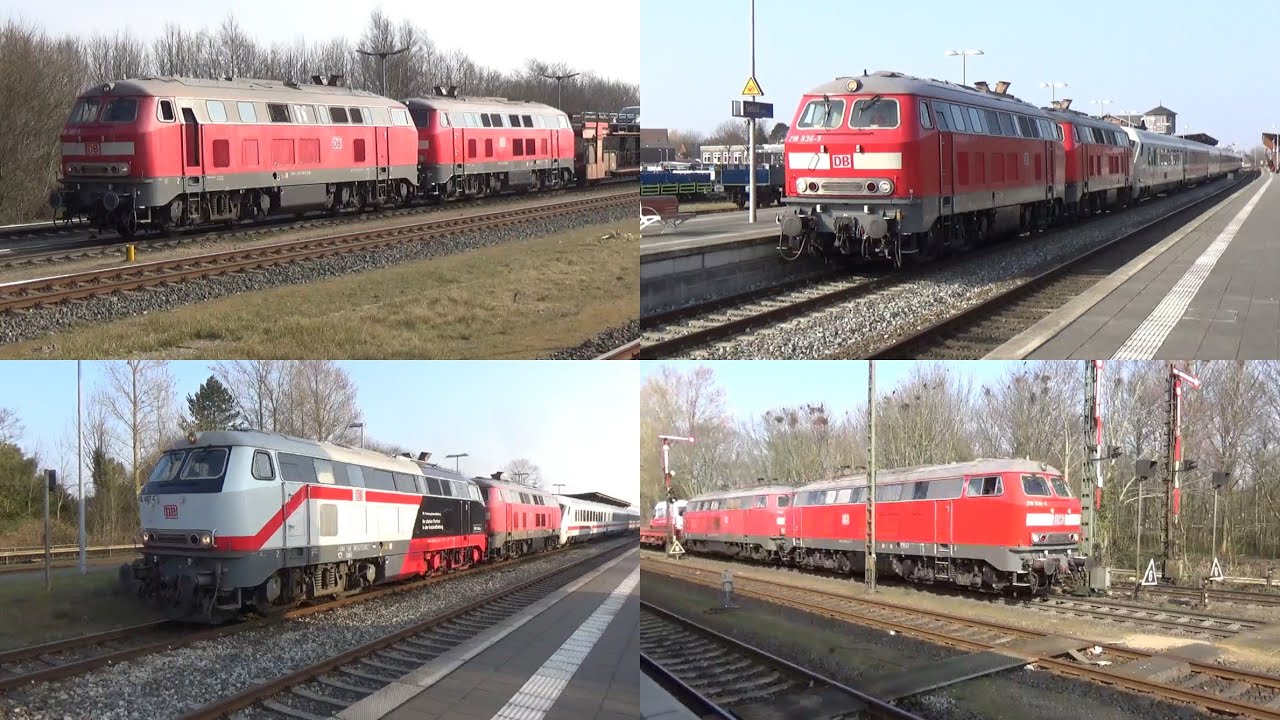 Die Baureihe 218 auf der Marschbahn