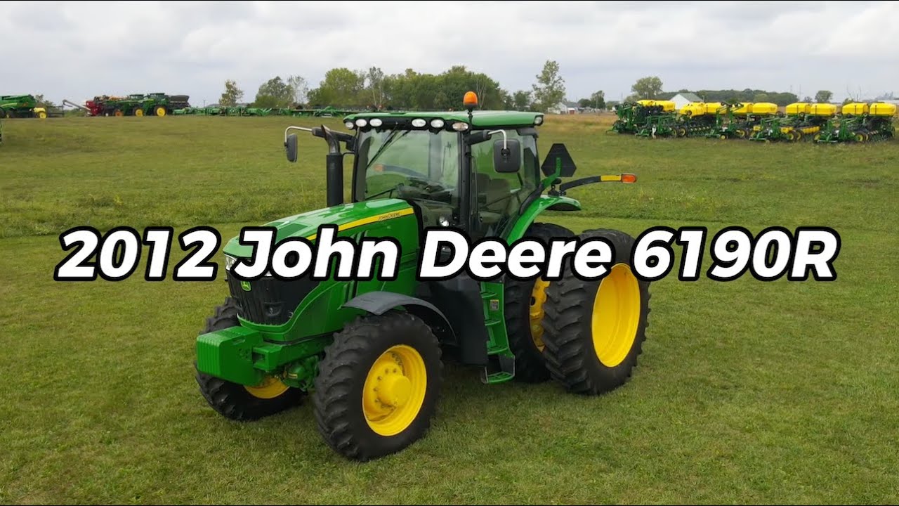 Used 2012 John Deere 6190R Row Crop Tractor (A486846B)