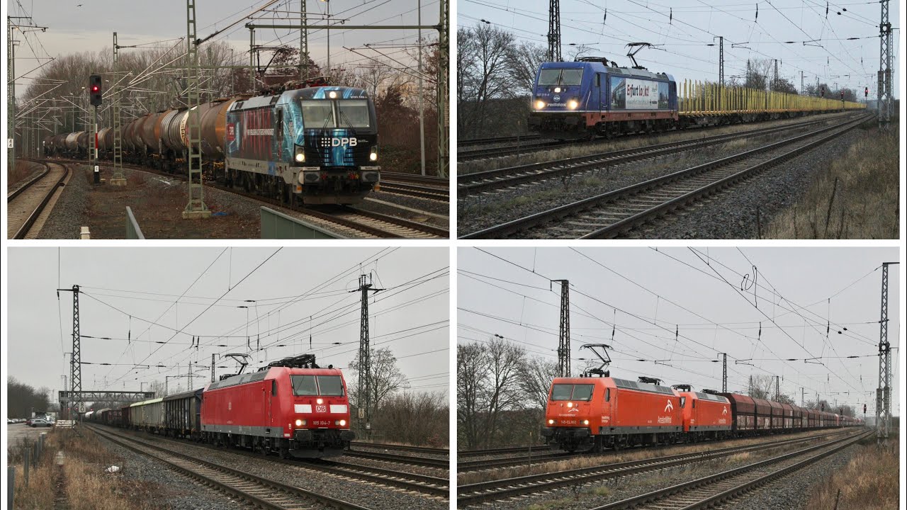 Zügverkehr/Trains at Leipzig Thekla & Saarmund - 21/12/25