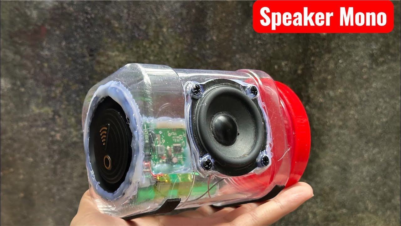 Make transparent speakers Mono 