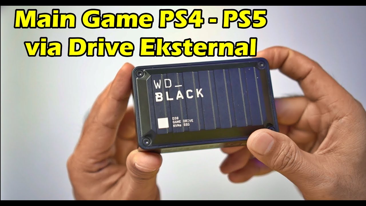 Cara Memainkan GAME PS4 PS5 Melalui HD/SSD Eksternal