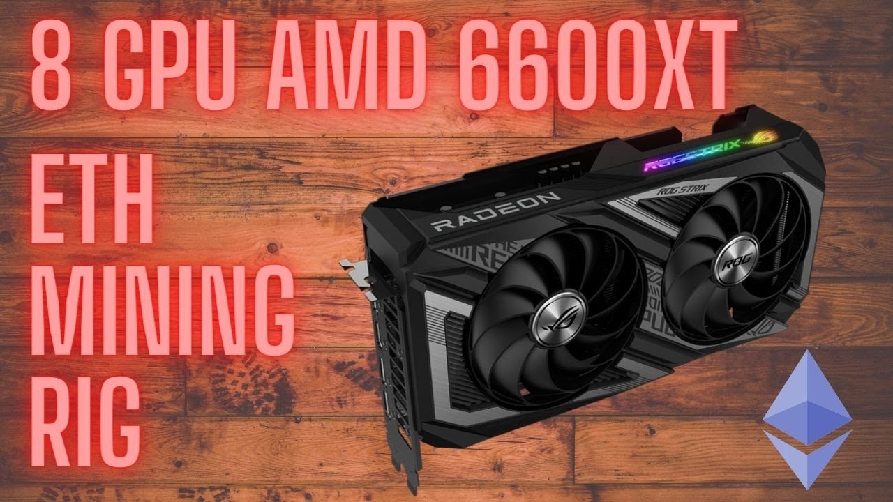 AMD 6600xt 8 GPU Mining Rig | Profitability | ROI