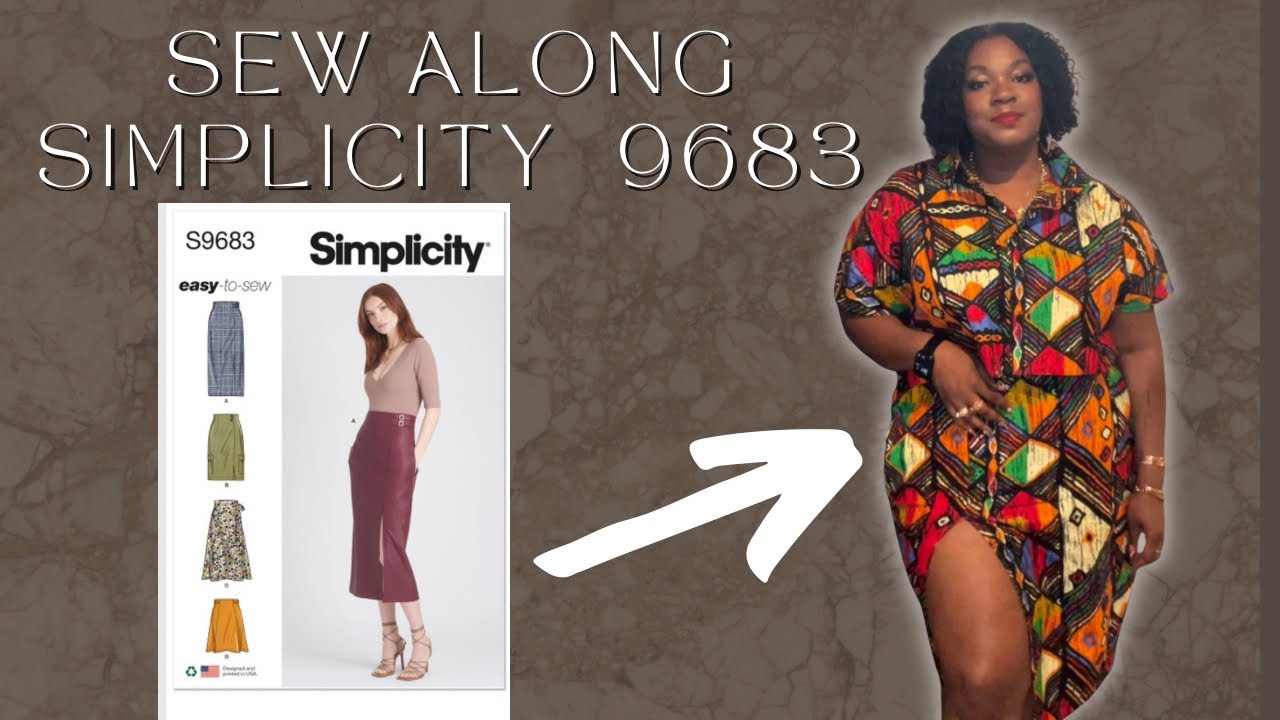 Simplicity 9683 Skirt Sew Along