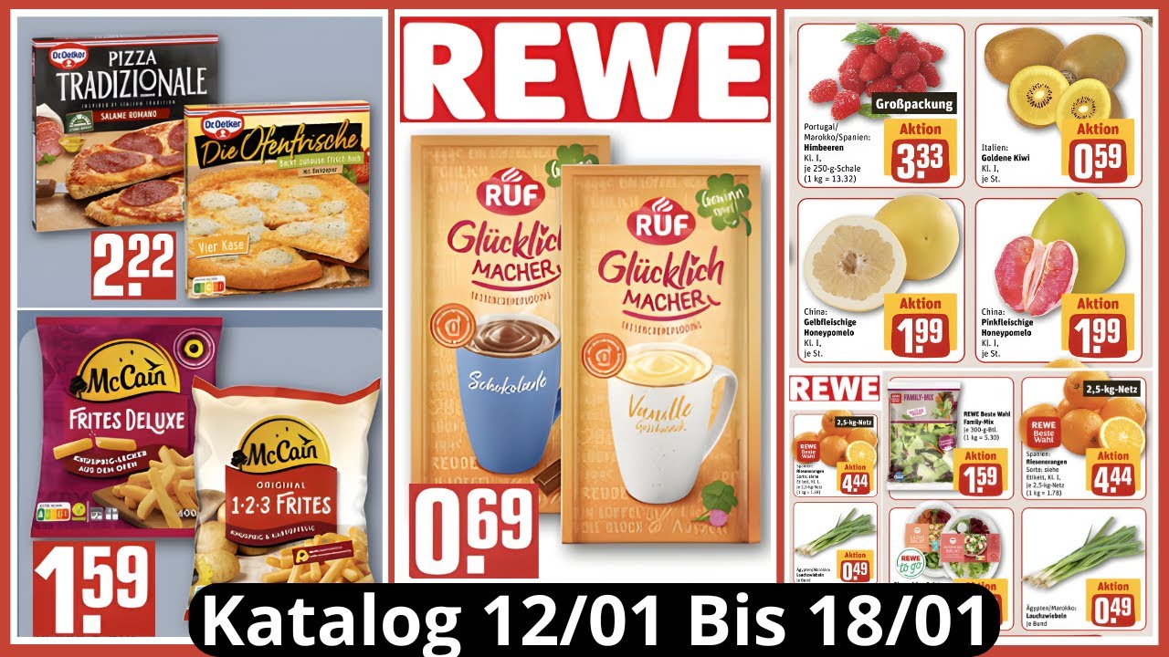REWE Deutschland | Neuer Prospekt vom 12/01/26 bis 18/01/2026 | Angebote & Aktionen #rewe #prospekt