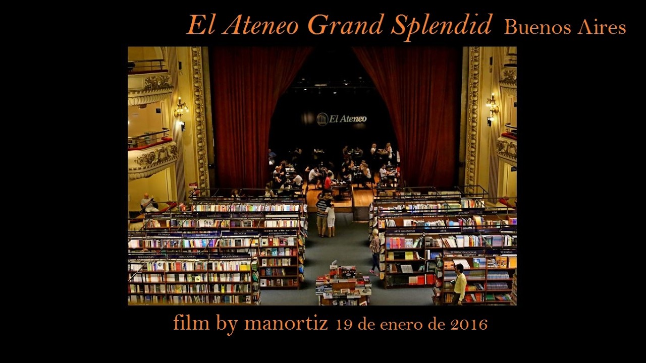 El Ateneo Grand Splendid una de las librerías más hermosas del mundo, Buenos Aires @manortiz46az