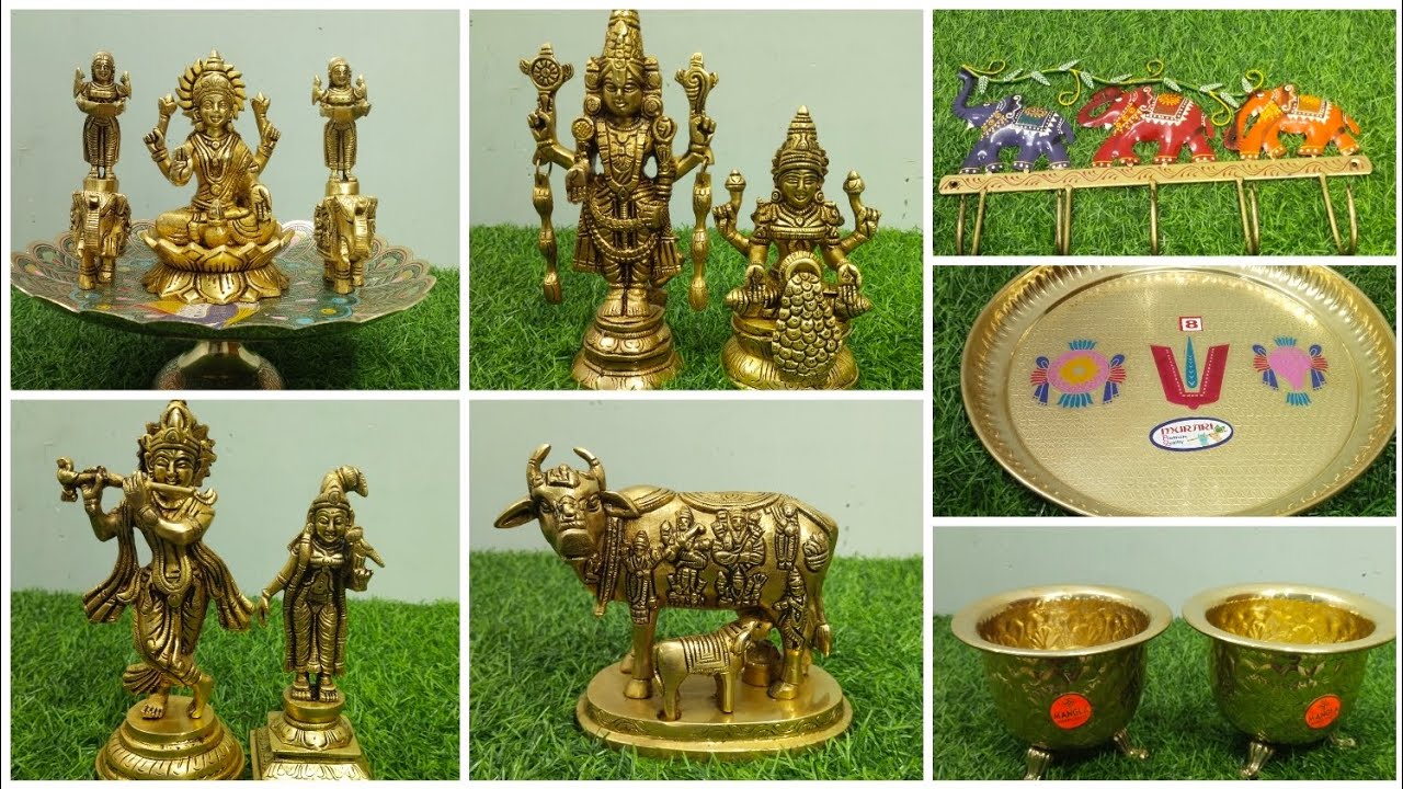 వైకుంఠ ఏకాదశి&#సంక్రాంతిస్పెషల్#లక్ష్మీబాలాజీ #గోదాదేవికృష్ణయ్య విగ్రహాలువచ్చేసాయి#brass#trending