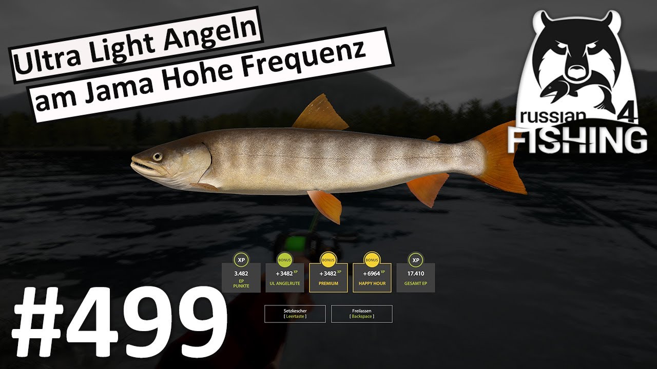 Ultra Light Spinning am Fluss Jama mit Hoher Frequenz | Russian Fishing 4 #499 | Deutsch | UwF