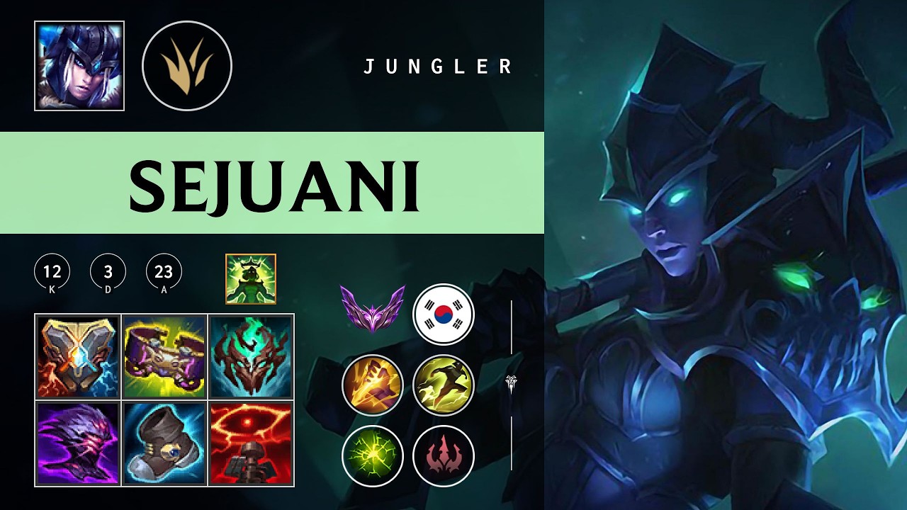 Sejuani Jungle vs Rek'Sai - KR Master Patch 26.03