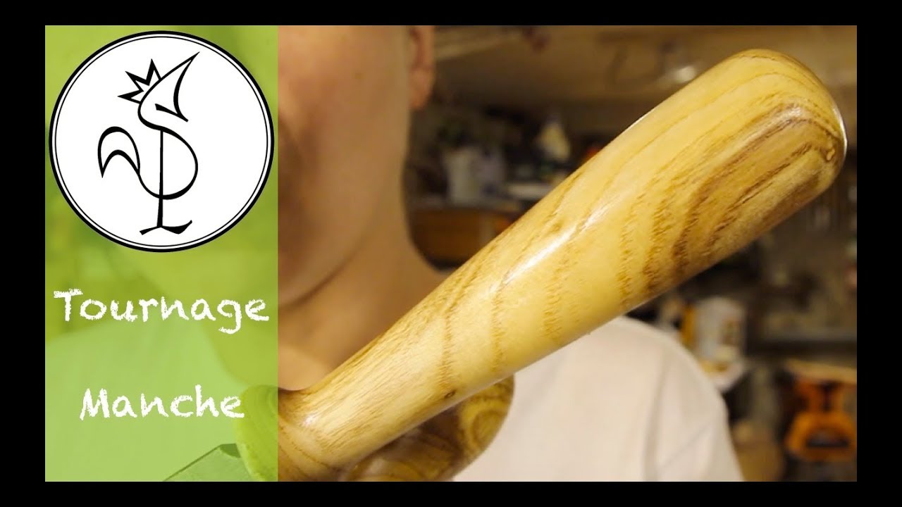 Un manche pour ma lime - chauffé et mis en place en force - tournage et explications