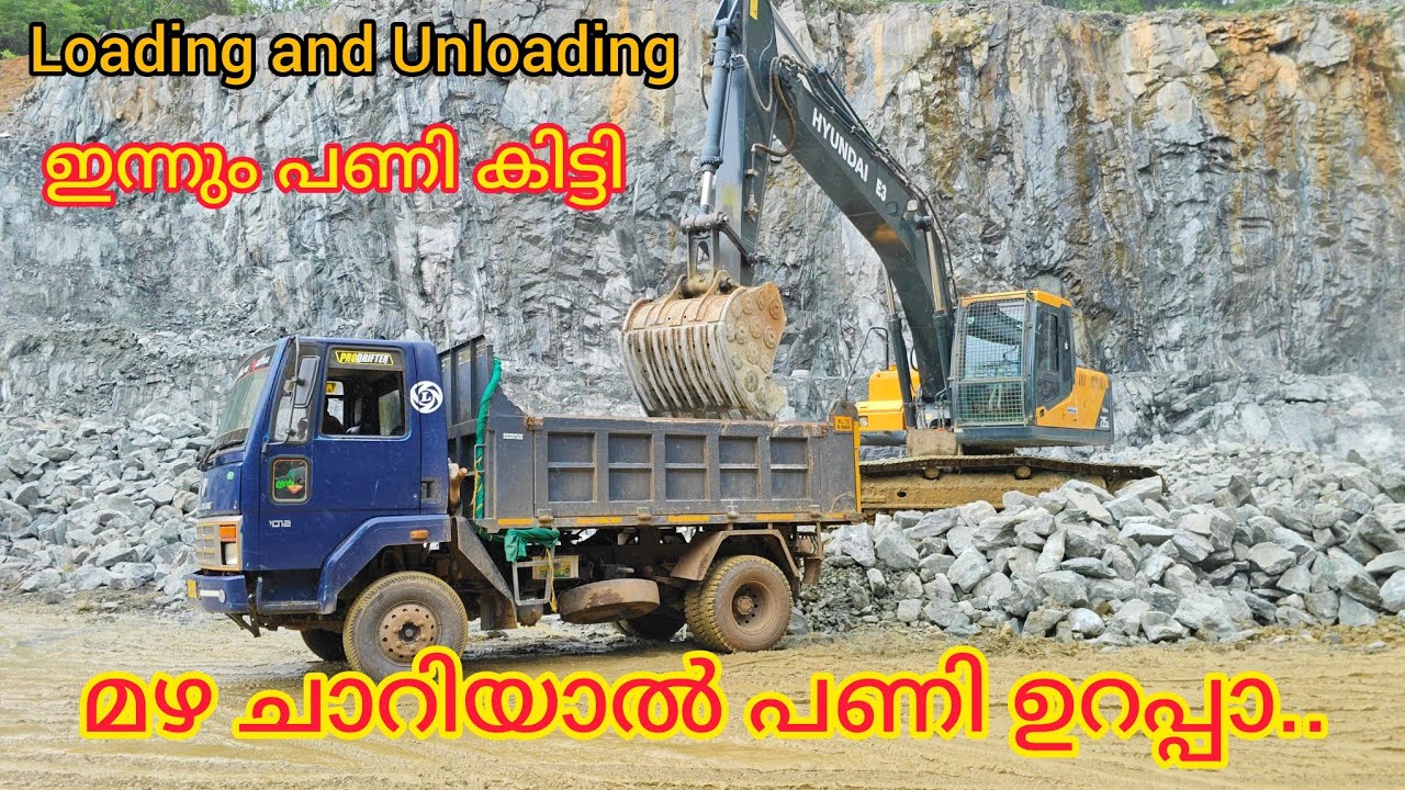 വീണ്ടും കുടുങ്ങി #tipperlife #automobile #wayanad #excavator #leyland #ecomet#eicher#mazda#unloading