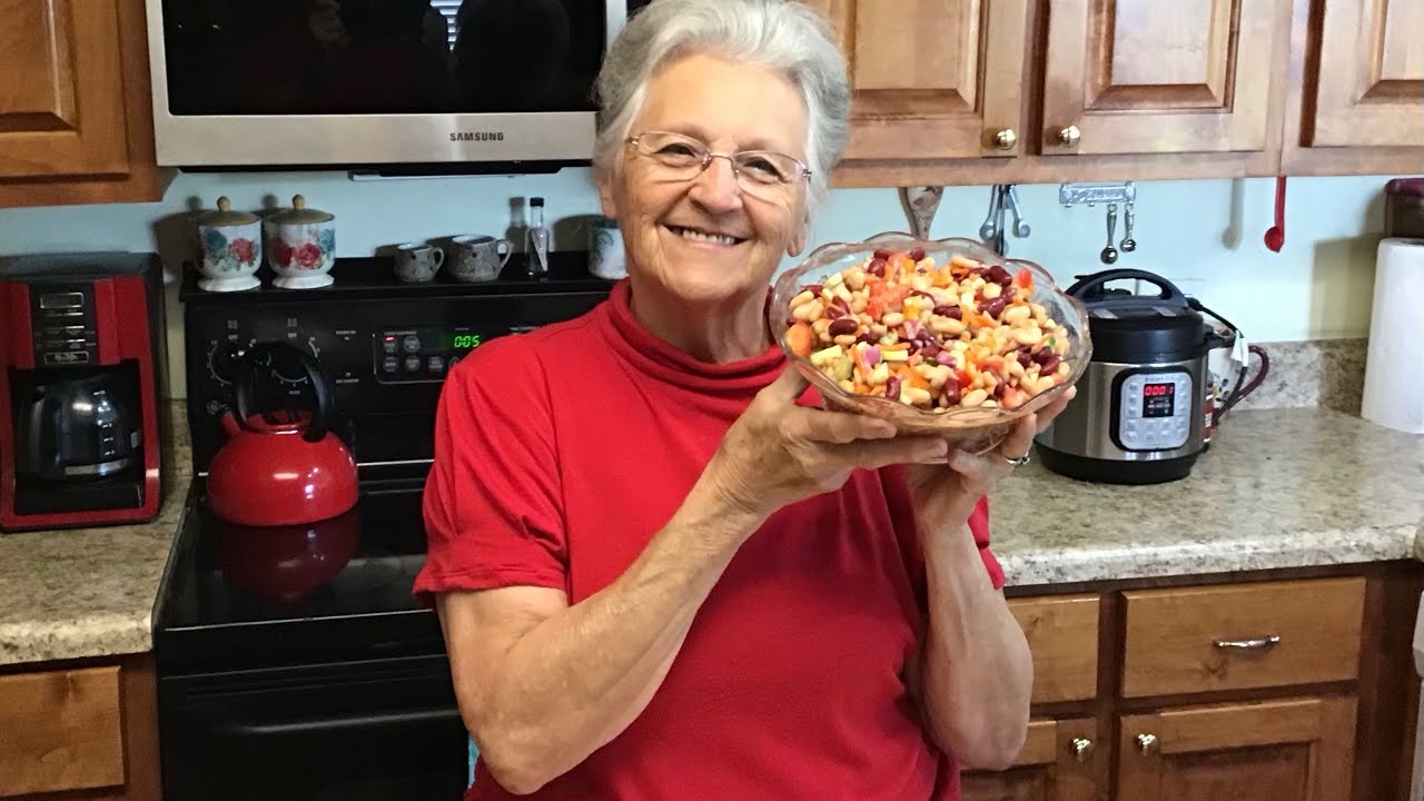 Three Bean Garden Salad…no added sugar..gluten free