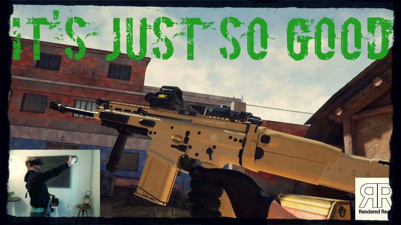 Contractors VR, the gunstock just feels so good!!