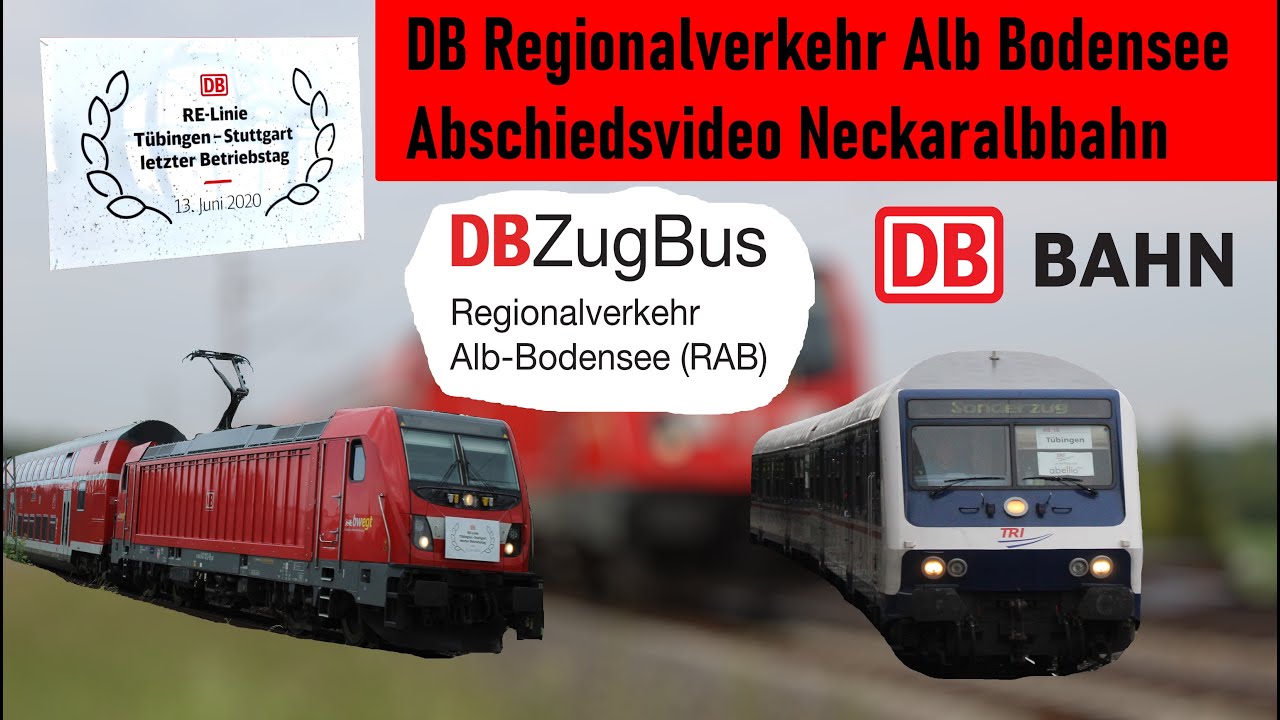 Abschiedsvideo #5 | DB [RAB] Auf der Neckar Alb Bahn | 13.06.2020