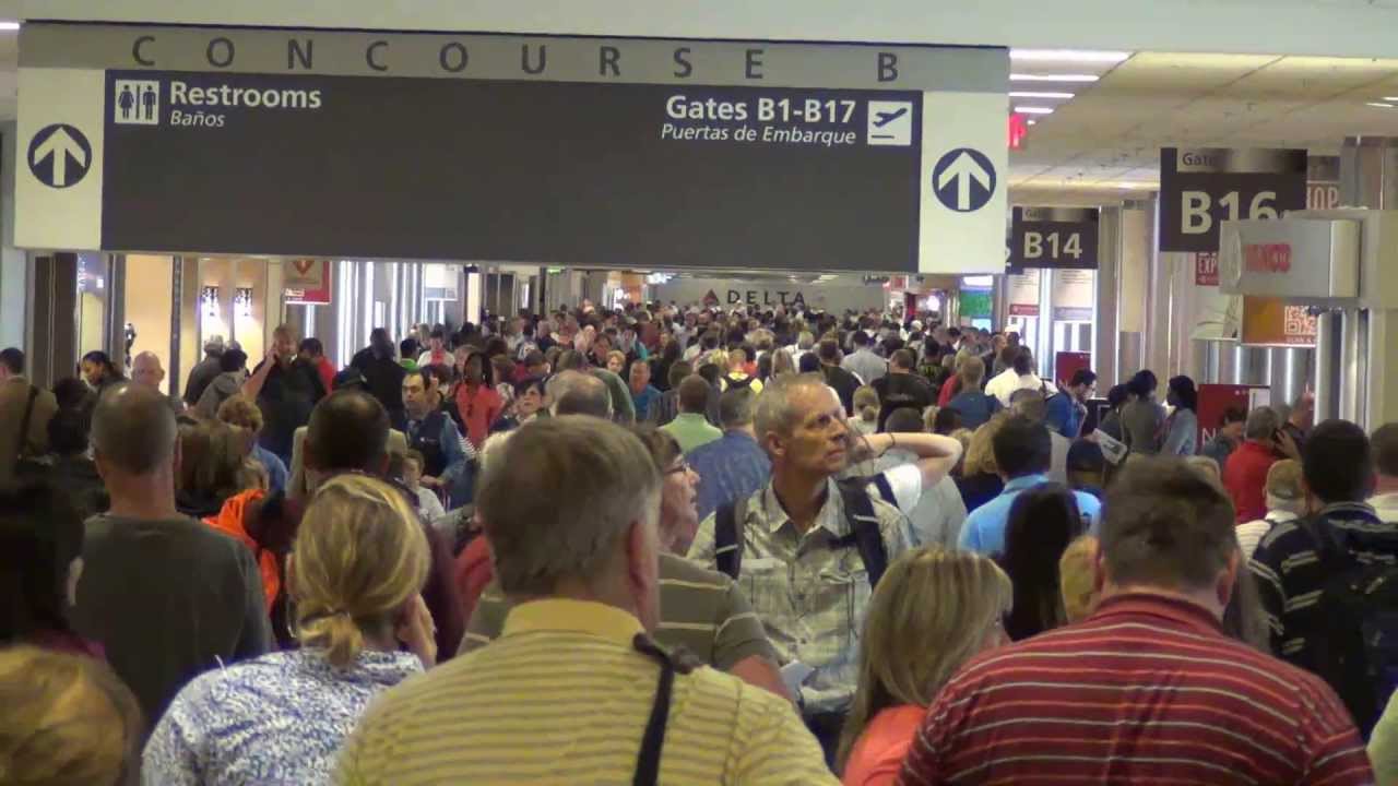 A Tour of Atlanta International Airport, Concourses A, B, C, D, E, and F (2013)