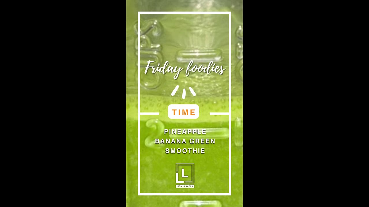 🍹 Delectable smoothie made with the tropical flavors of pineapple and banana 🍍