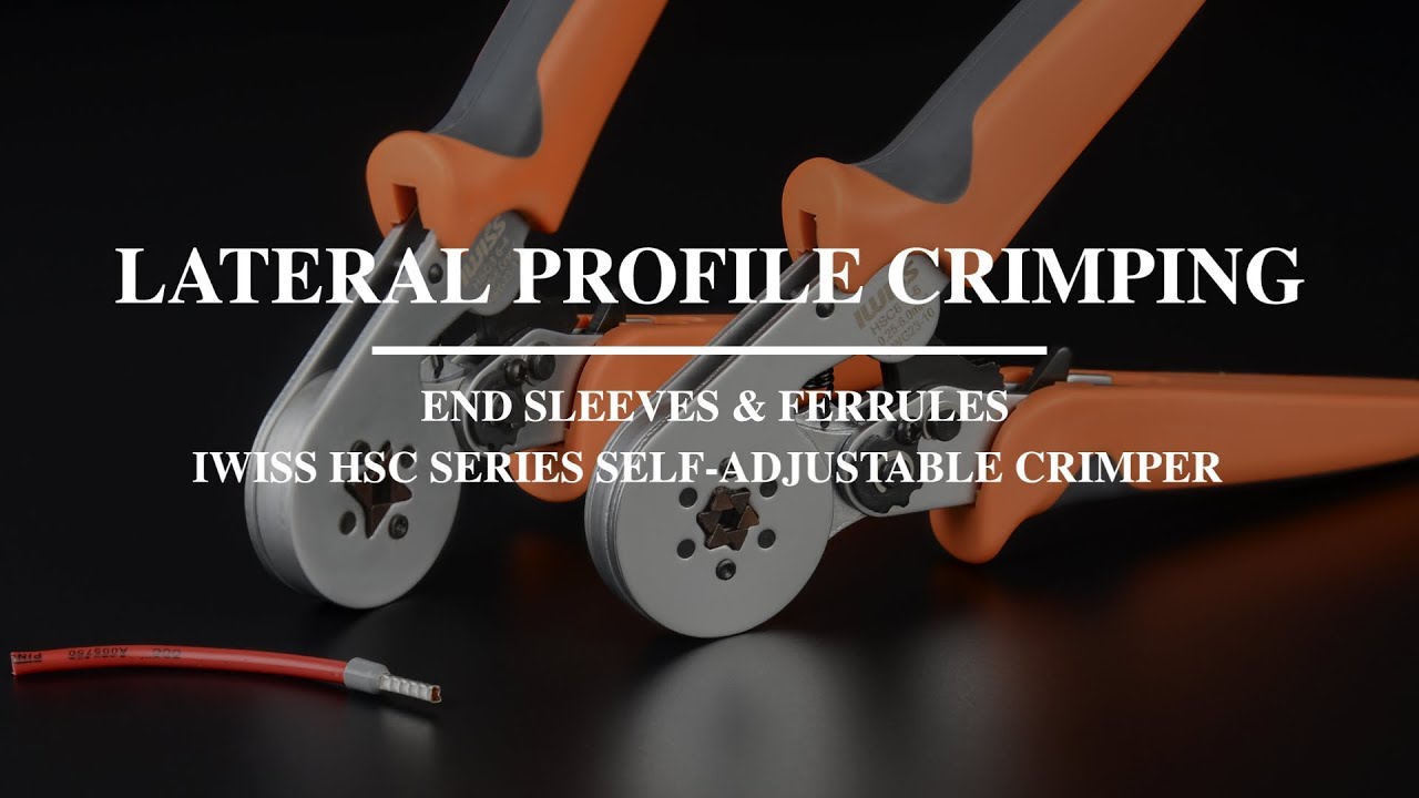 HSC8 SERIES NON INSUALTED END TERMINALS FERRULE CRIMPING TOOL
