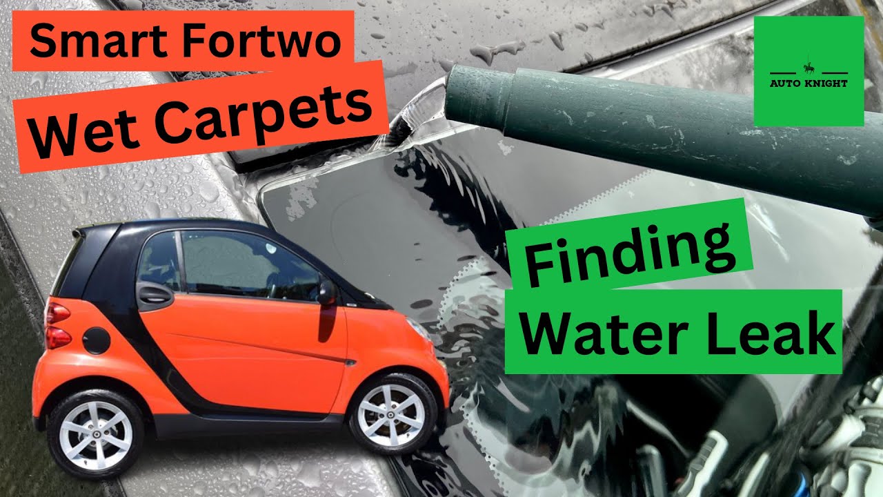 Finding Interior Water Leak Causing Wet Carpets - Smart Fortwo 451