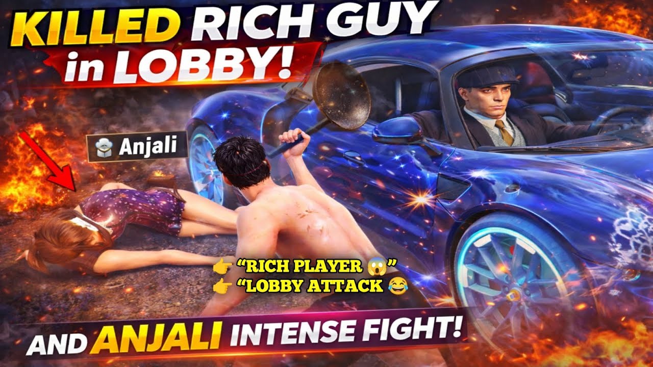 Lobby Ka Sabse Ameer Banda 💰 Vs Poor Squad 😈 | Anjali Fight Gone Wrong 😂। Bgmi 