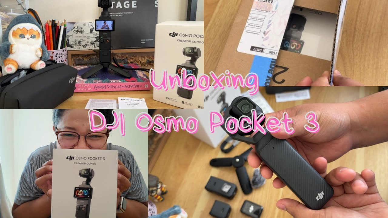 Compré la Dji Osmo Pocket 3, acompáñame a abrirla y a probarla!! 