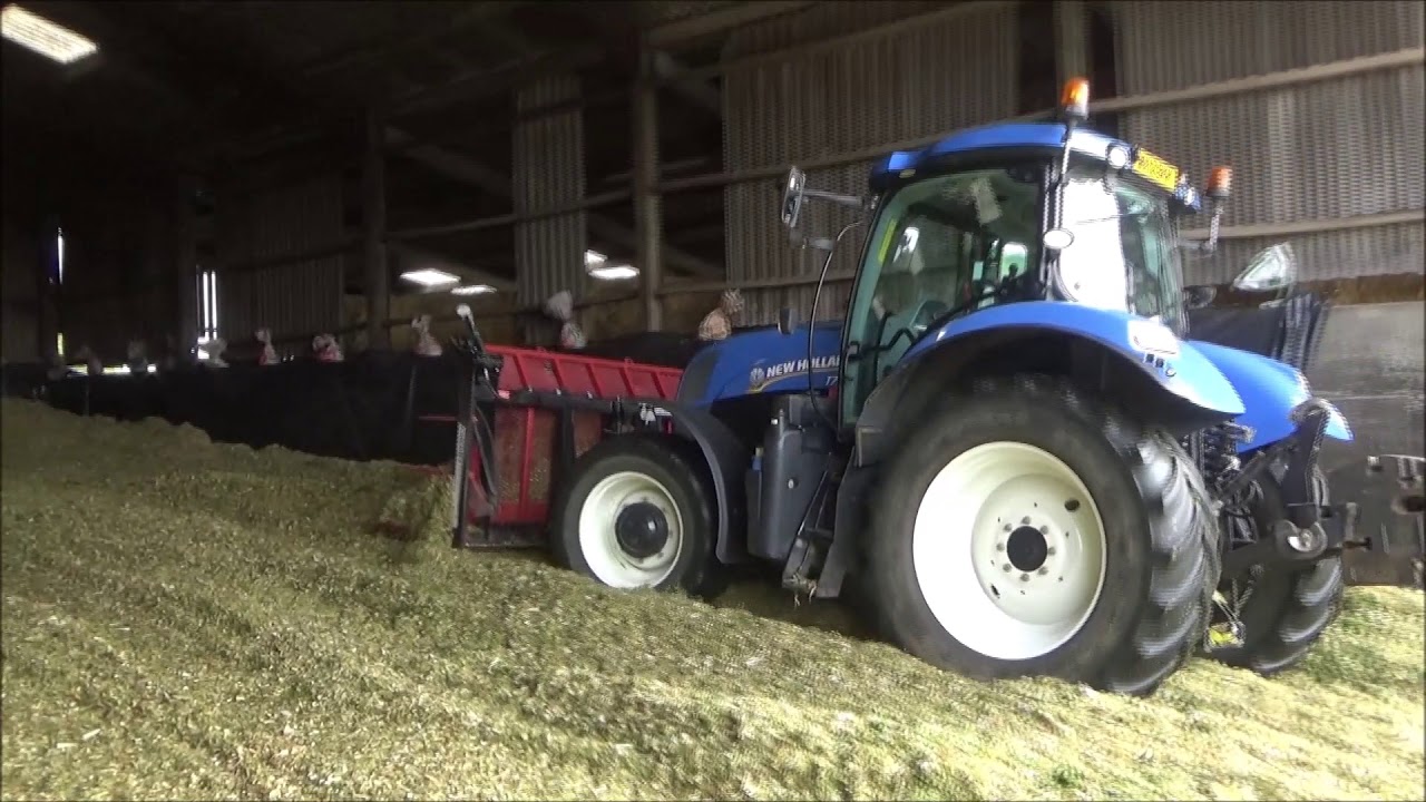 Maize harvest 2018. Part 3. Clamp and buckrake