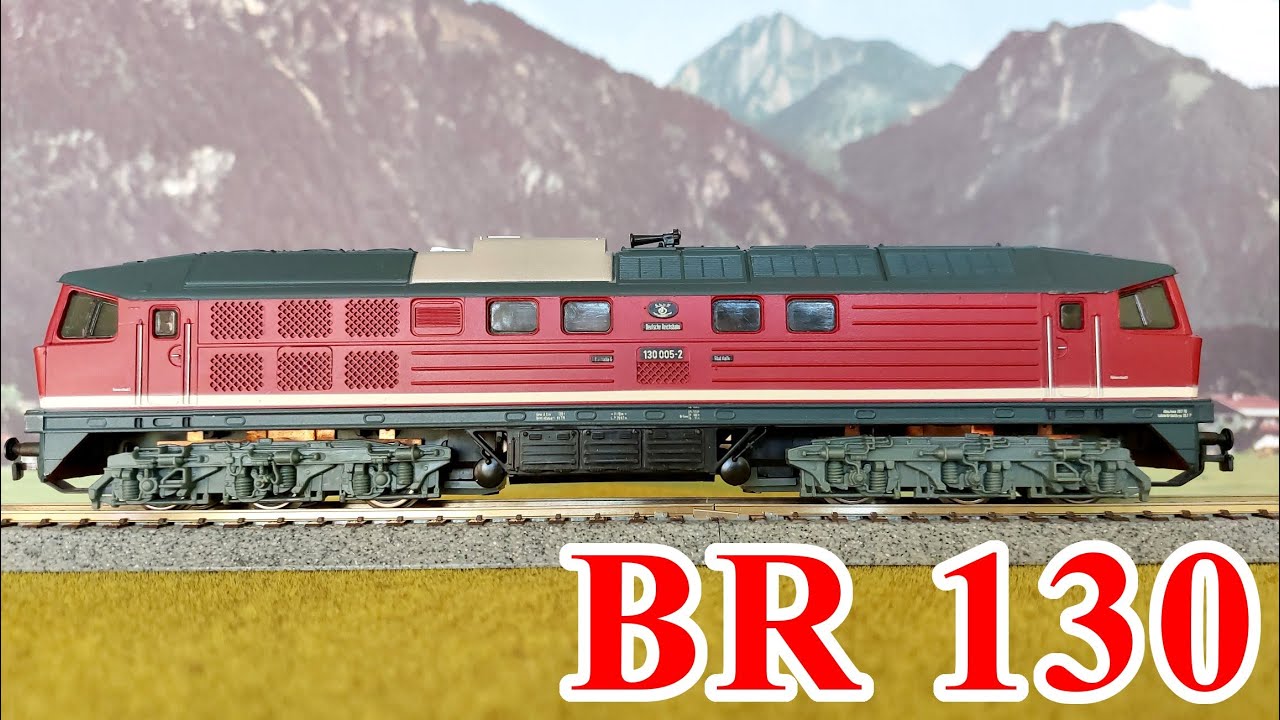 DR-Baureihe 130 - Spur H0 - Modell und Wirklichkeit