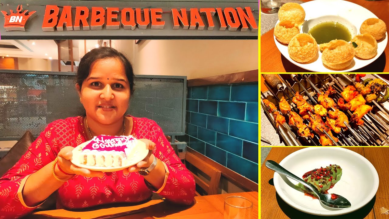 Birthday Celebration at Barbeque Nation | Kannada Food Vlogs | Mr and Mrs Kamath