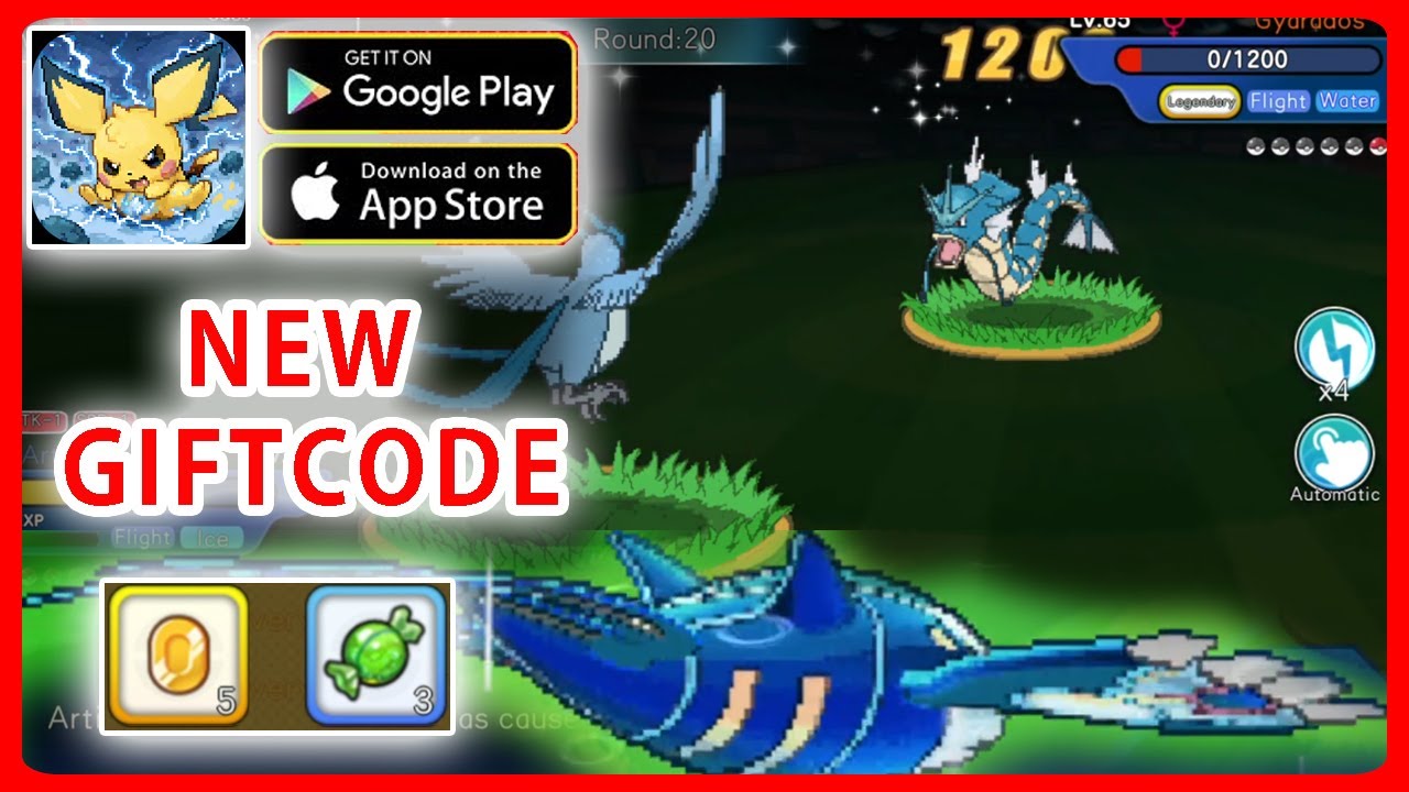Pocket Pixel New Giftcode - Articuno and Mega Kyogre are very strong in Conference