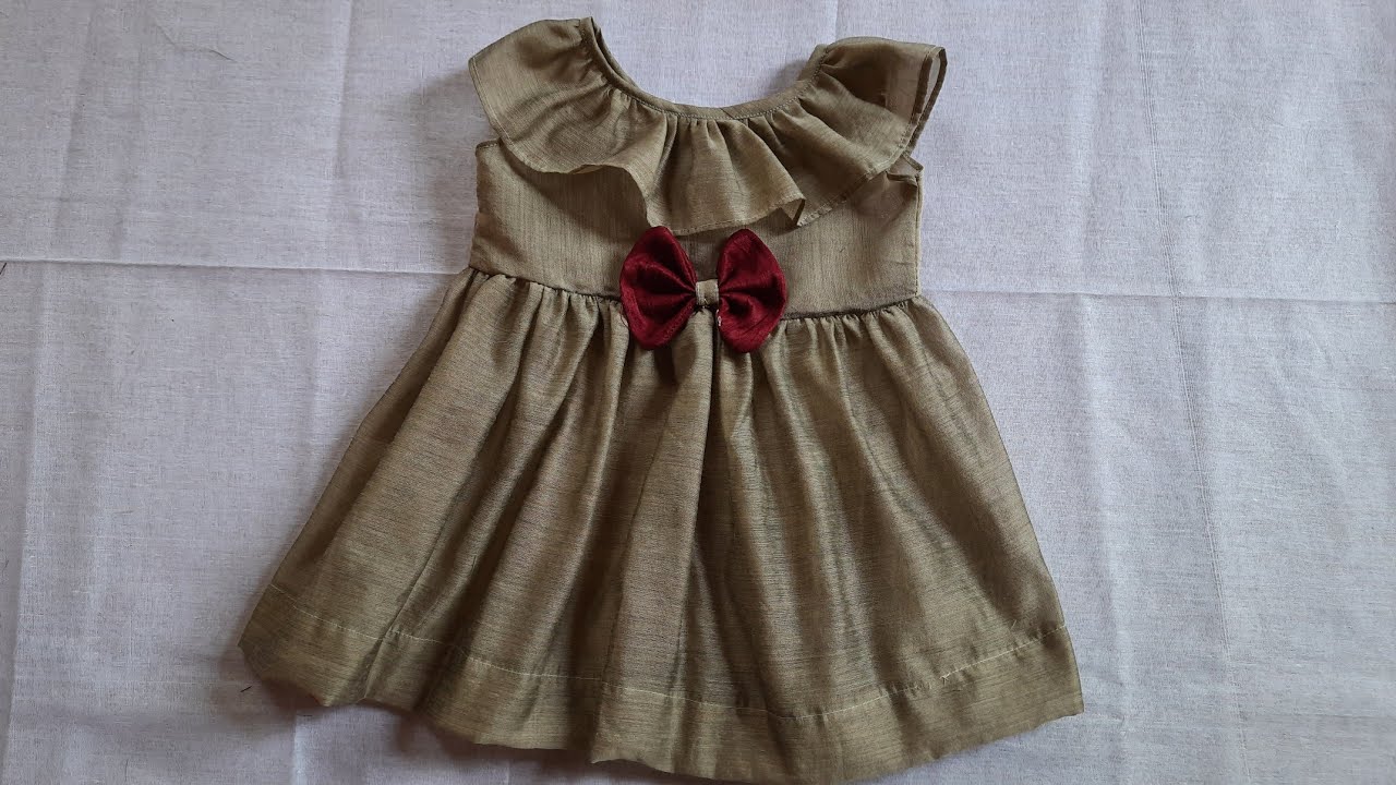 2-6 month baby dress | Stitching tutorial | sujatha creations
