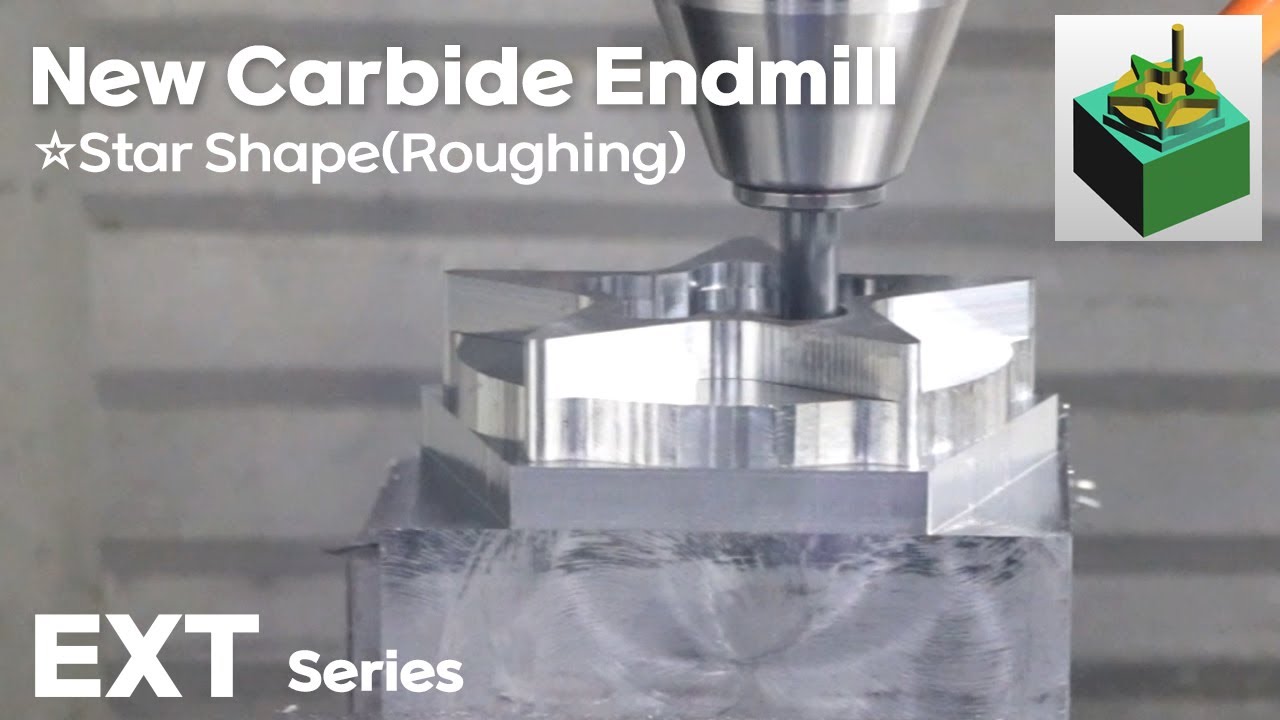 New Carbide Endmill - EXT Series (Roughing) Star Shape