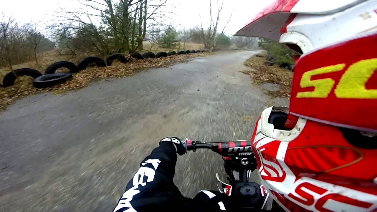 Pitbike MRF 120 Rainy Ride