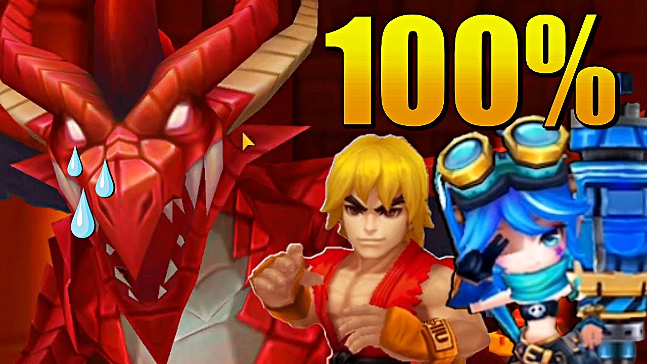 100% Auto-Farm Dragons B12 Team with Abigail Ken Spectra! | Summoners War