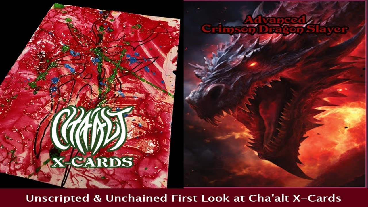 First Look at Cha'alt X-Cards by Venger Satanis