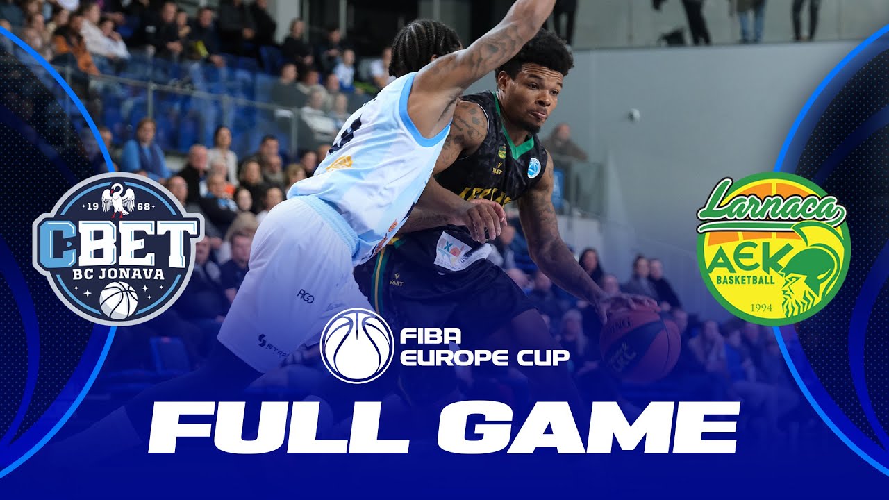 Jonava CBet v Petrolina AEK | Full Basketball Game | FIBA Europe Cup 2023-24
