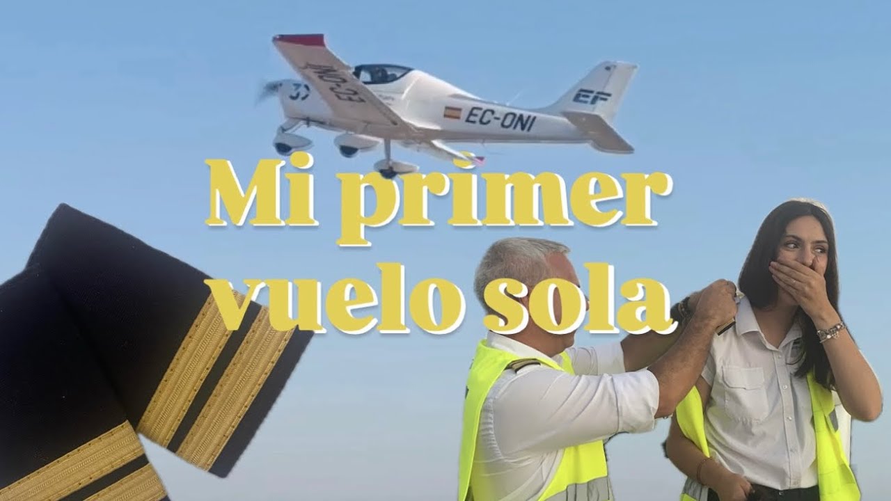 Mi primer vuelo sola