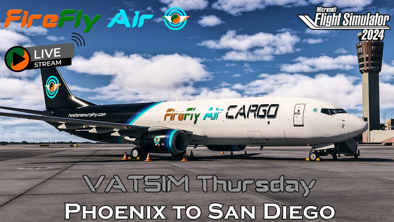 Phoenix to San Diego | PMDG 737-800 | VATSIM Thursday | MSFS 2024 ✈️