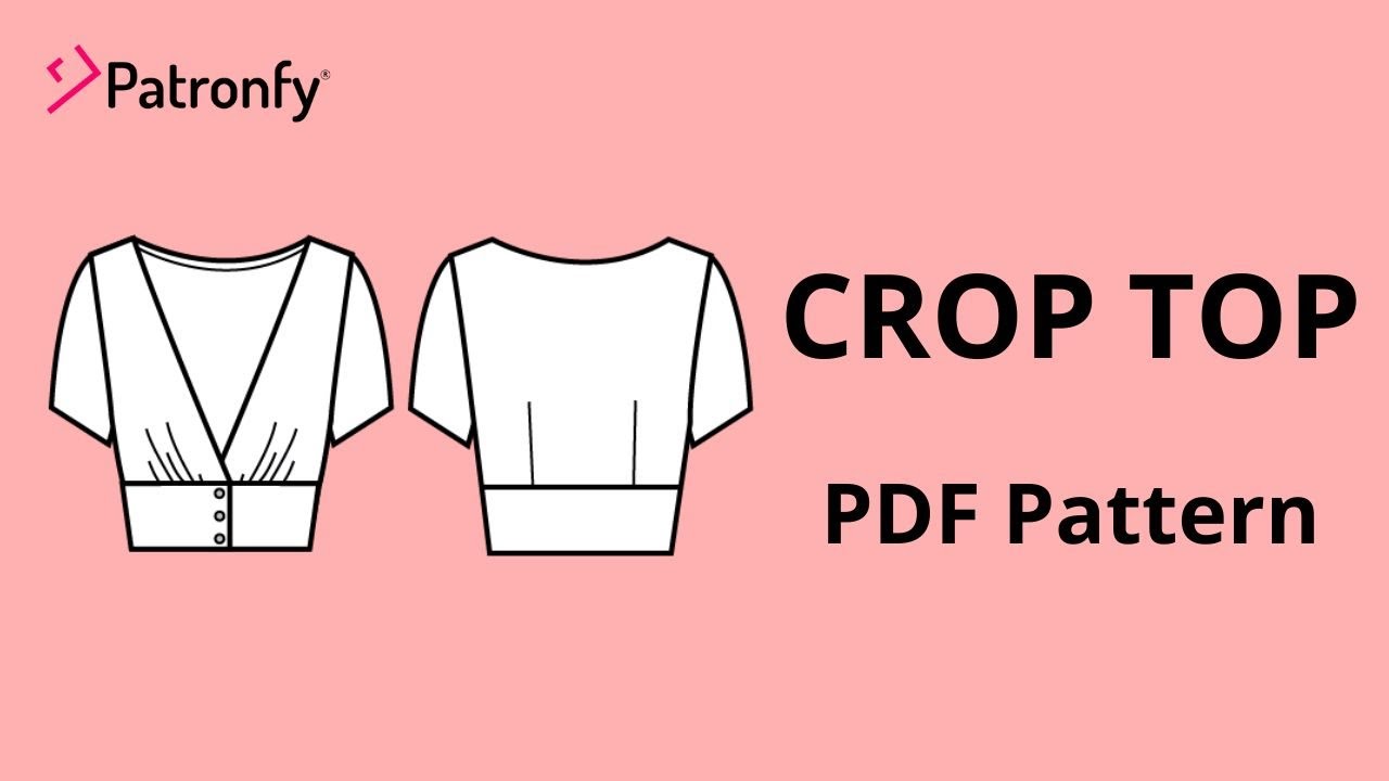 DIY Virginia Crop Top| How To Make A Crop Top | Pattern Available