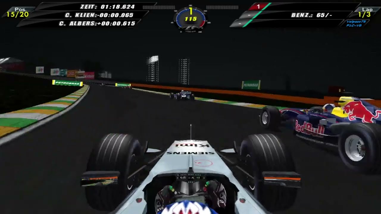F1 Challenge VB 2005 McLaren Interlagos(Night) 5% Race
