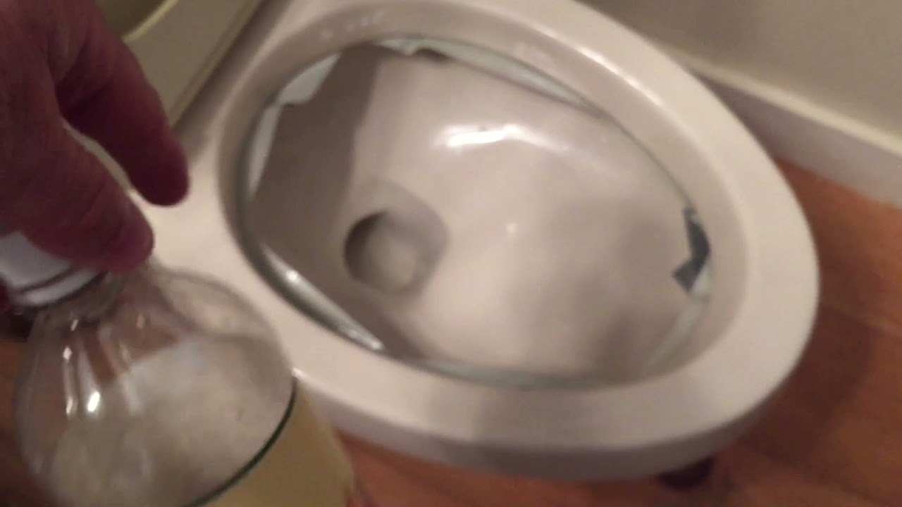 5-22-21 Toilet recycling but jets are clogged.