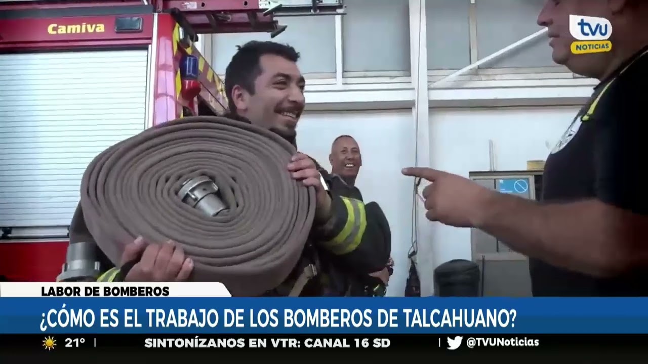Bomberos por dentro: conoce el trabajo de la 11a Compañía de Talcahuano