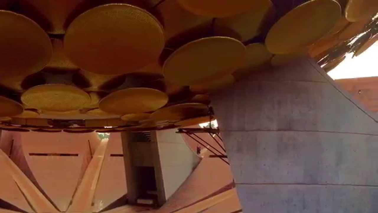 Under the Matrimandir in Auroville