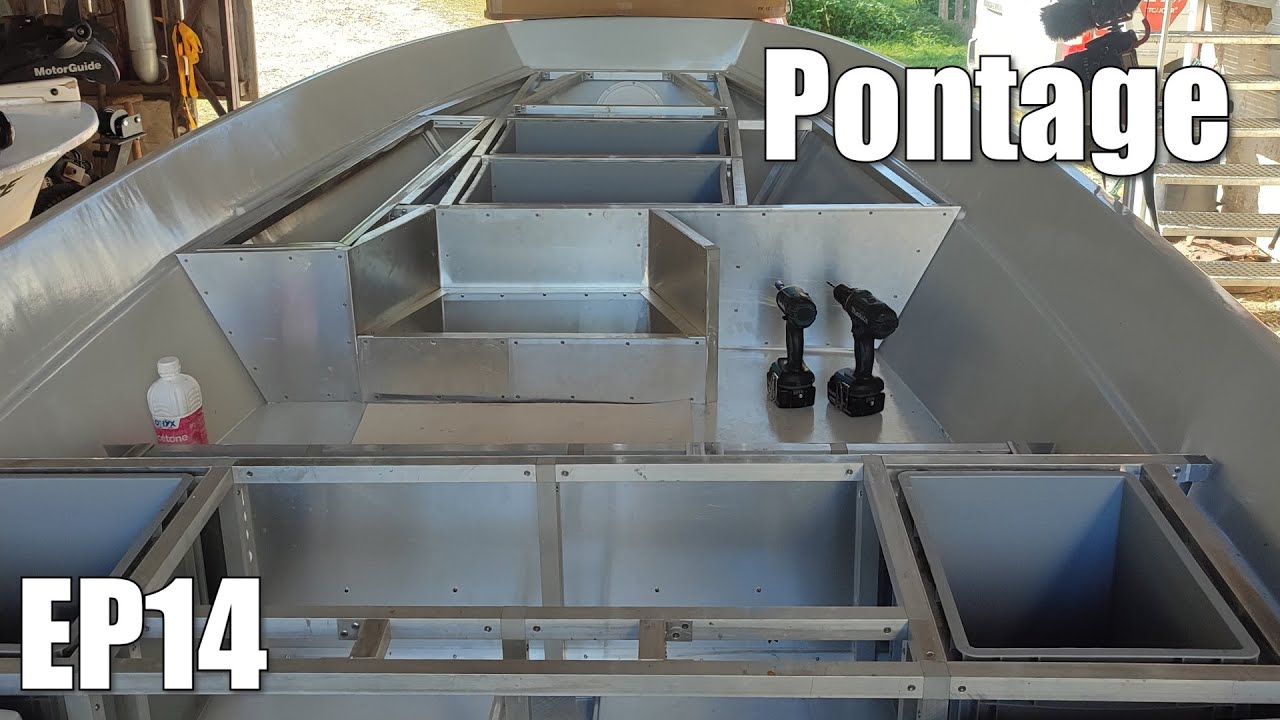 Pose des tôles aluminium et fixation du pont | EP14