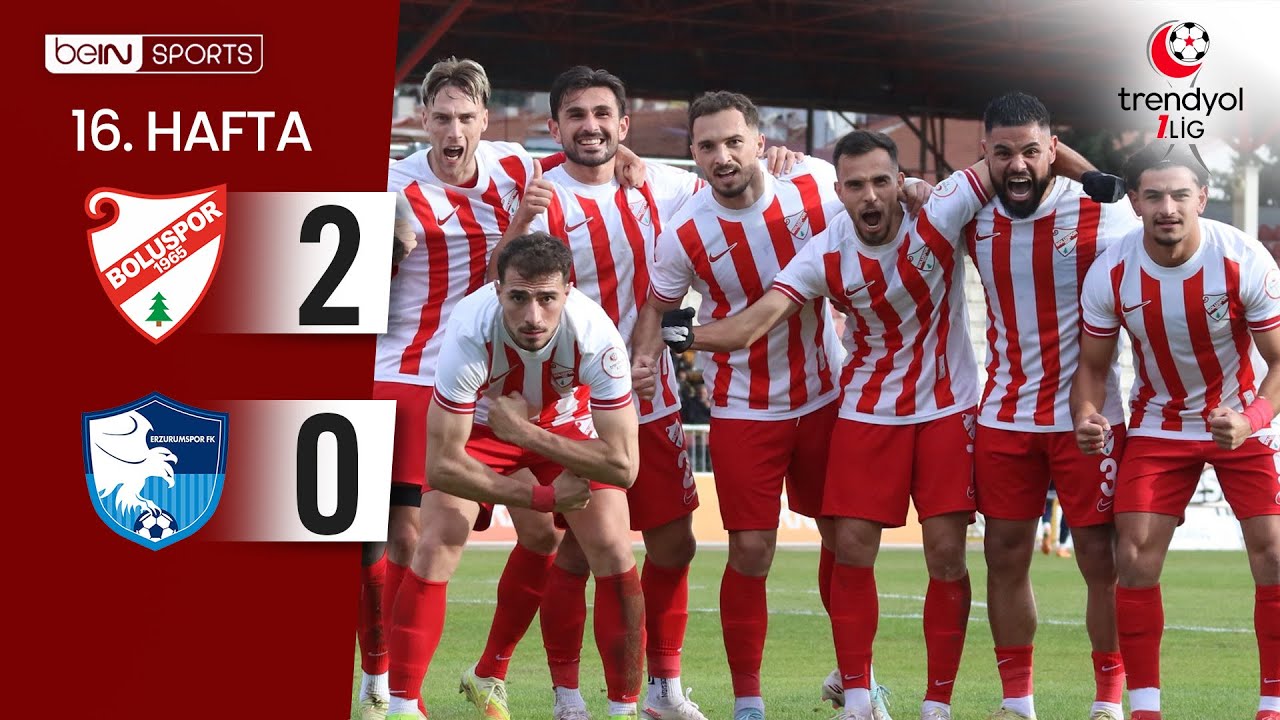 Boluspor (2-0) Erzurumspor | 16. Hafta Ma&ccedil; &Ouml;ZETİ | Trendyol 1. Lig - 2025/26