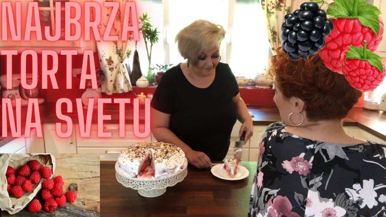 🔴 Torta od malina 🍑🍰🕚