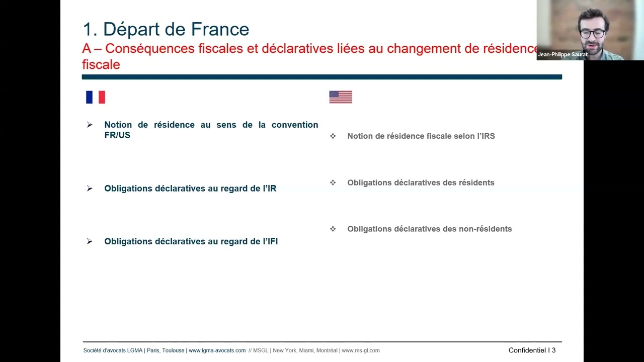 Le parcours fiscal d’un expatrié français aux États-Unis
