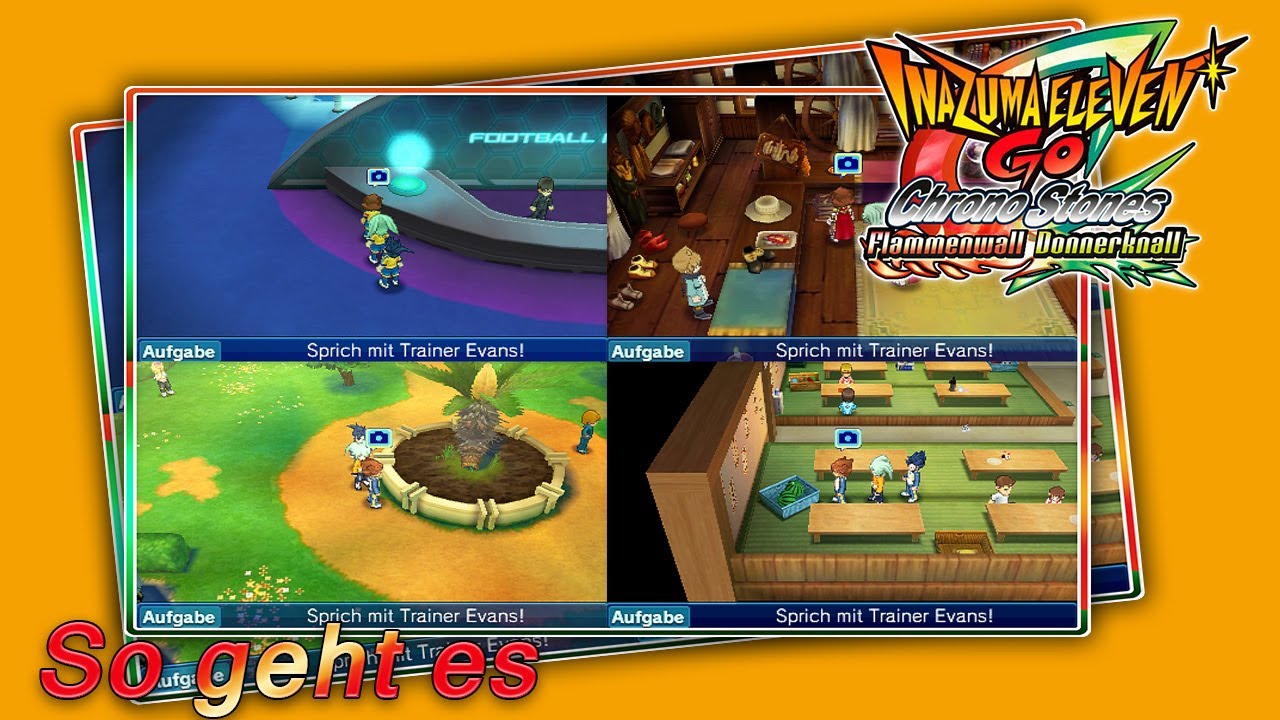 Inazuma Eleven GO: Chrono Stones: Donnerknall/Flammenwall: Alle Fotos Alphabetisch, So geht es!