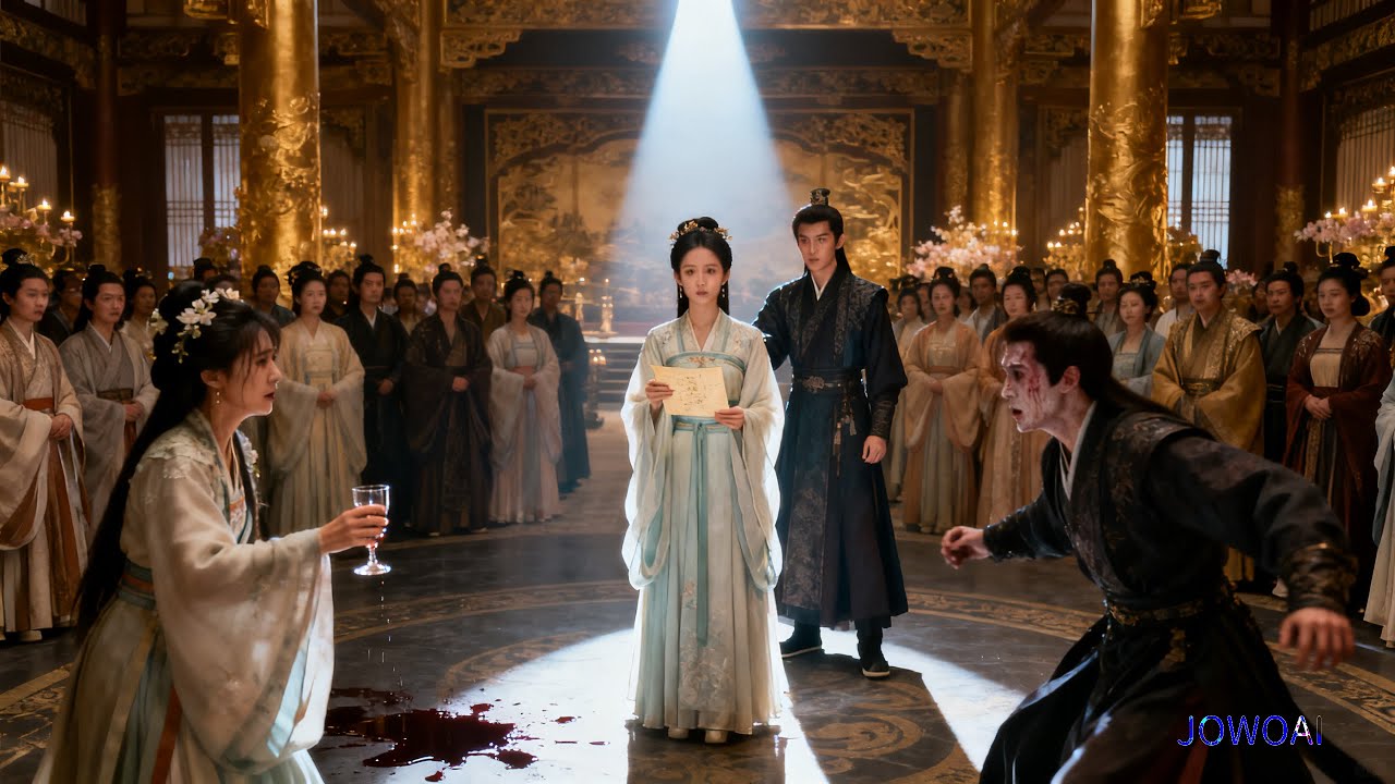 Reborn sisters clash! Their poem theft is exposed at the banquet by a hidden prince.