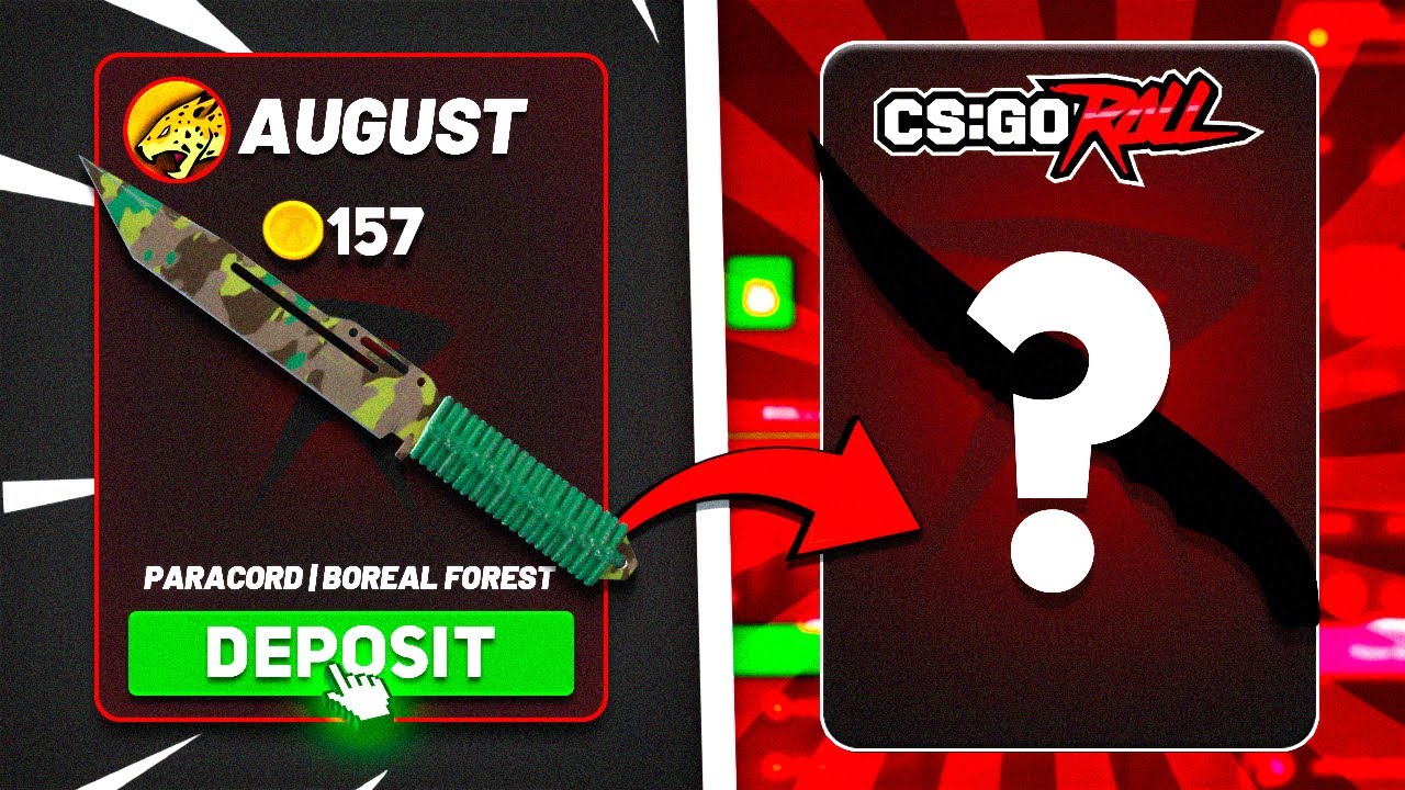 I DEPOSITED MY KNIFE... AND UPGRADED IT! (CSGORoll)